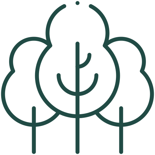 Ikon - trær i hender